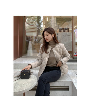 덕다운 패딩(머플러 세트)